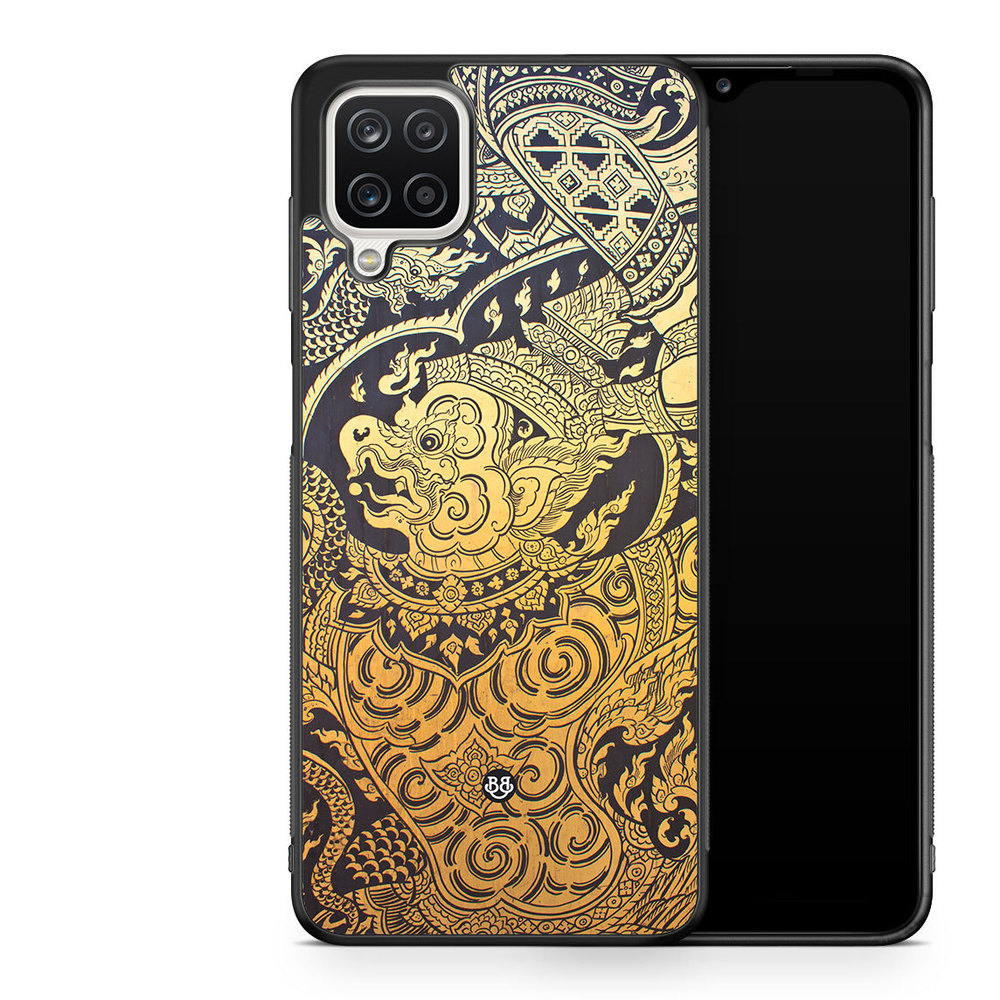 Samsung Galaxy A12 Case - Gold Thai