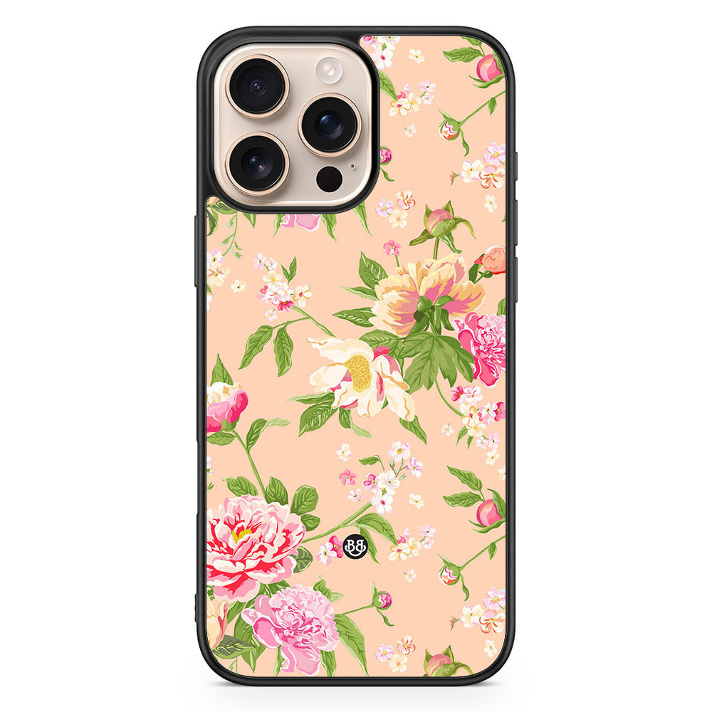 iPhone 16 Pro Max Case - Peony Flowers