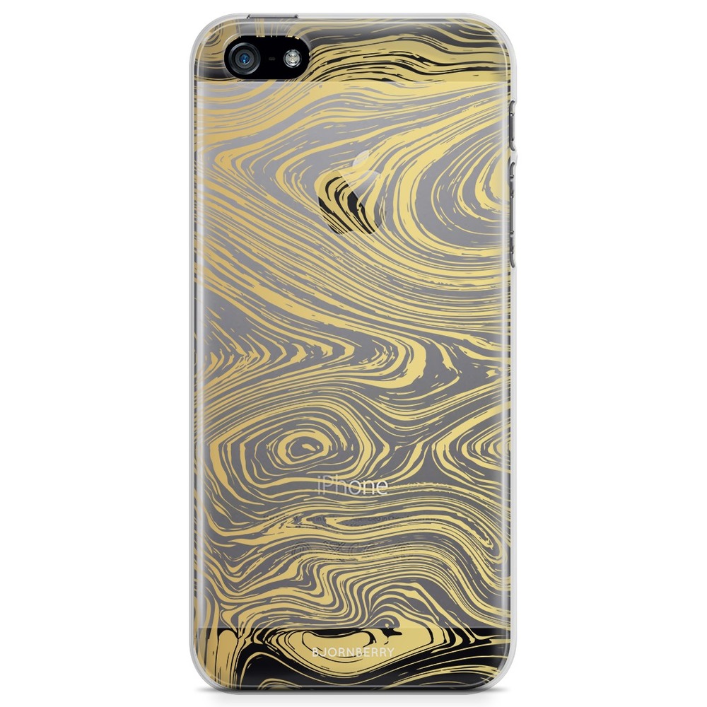 iPhone 5/5S/SE (2016) TPU Case - Gold Marble