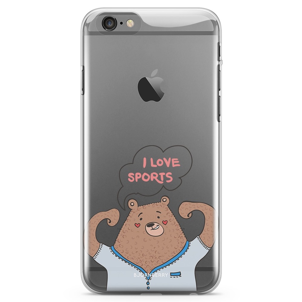 iPhone 6 Plus/6s Plus TPU Case - I love sports