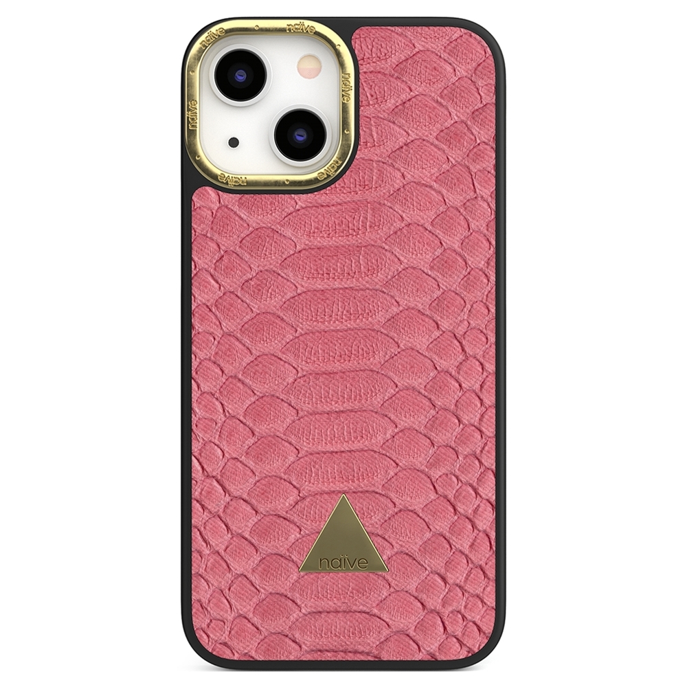 Naive iPhone 13 Mini Case - Pink Snake
