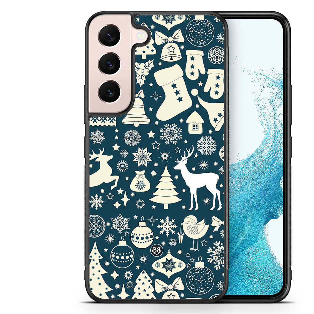 Samsung Galaxy S22 5G Case - Reindeers & Spruces