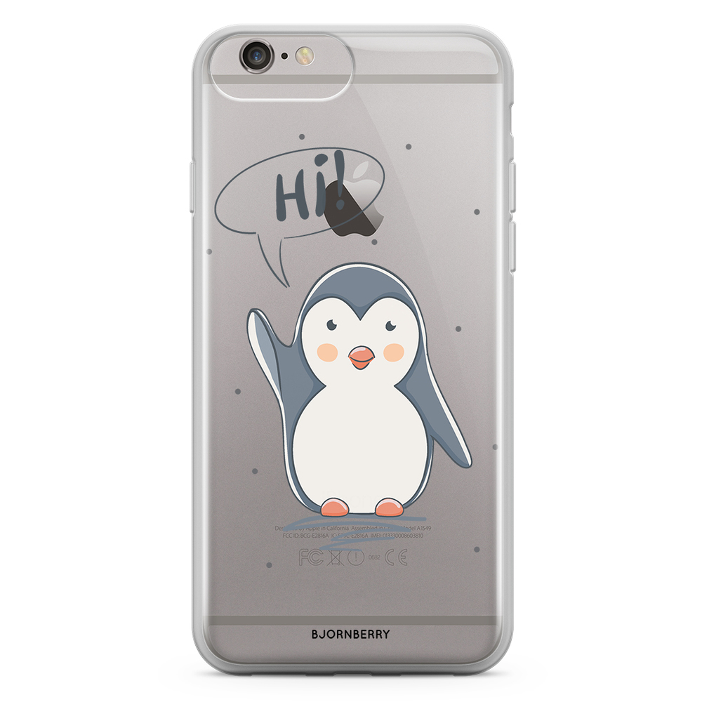 iPhone 6 Plus/6s Plus Fashion Skal - Söt Pingvin