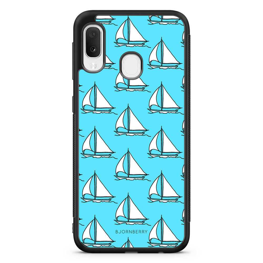 Samsung Galaxy A20e Case - Sailboat Pattern