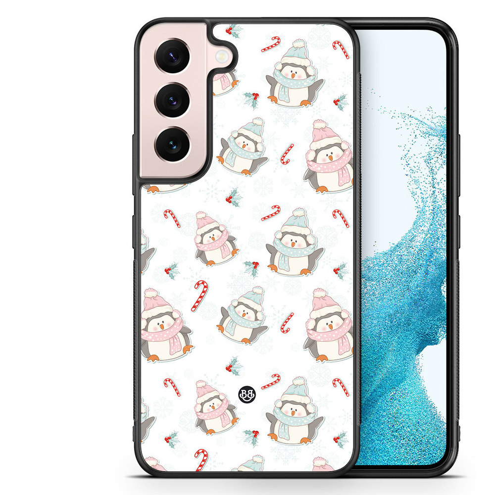 Samsung Galaxy S22 5G Case - Christmas Penguins