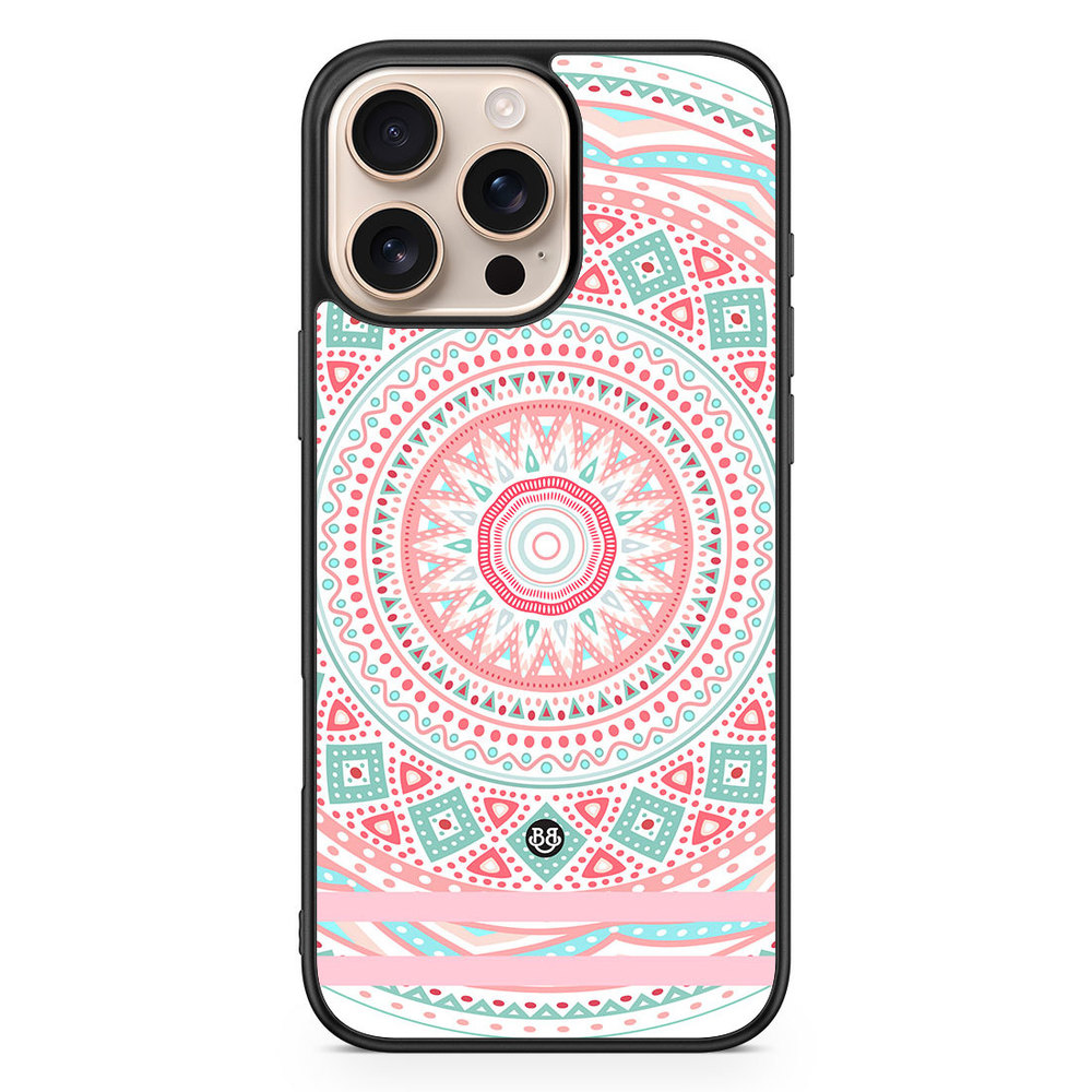 iPhone 16 Pro Max Case - Pastel Mandala