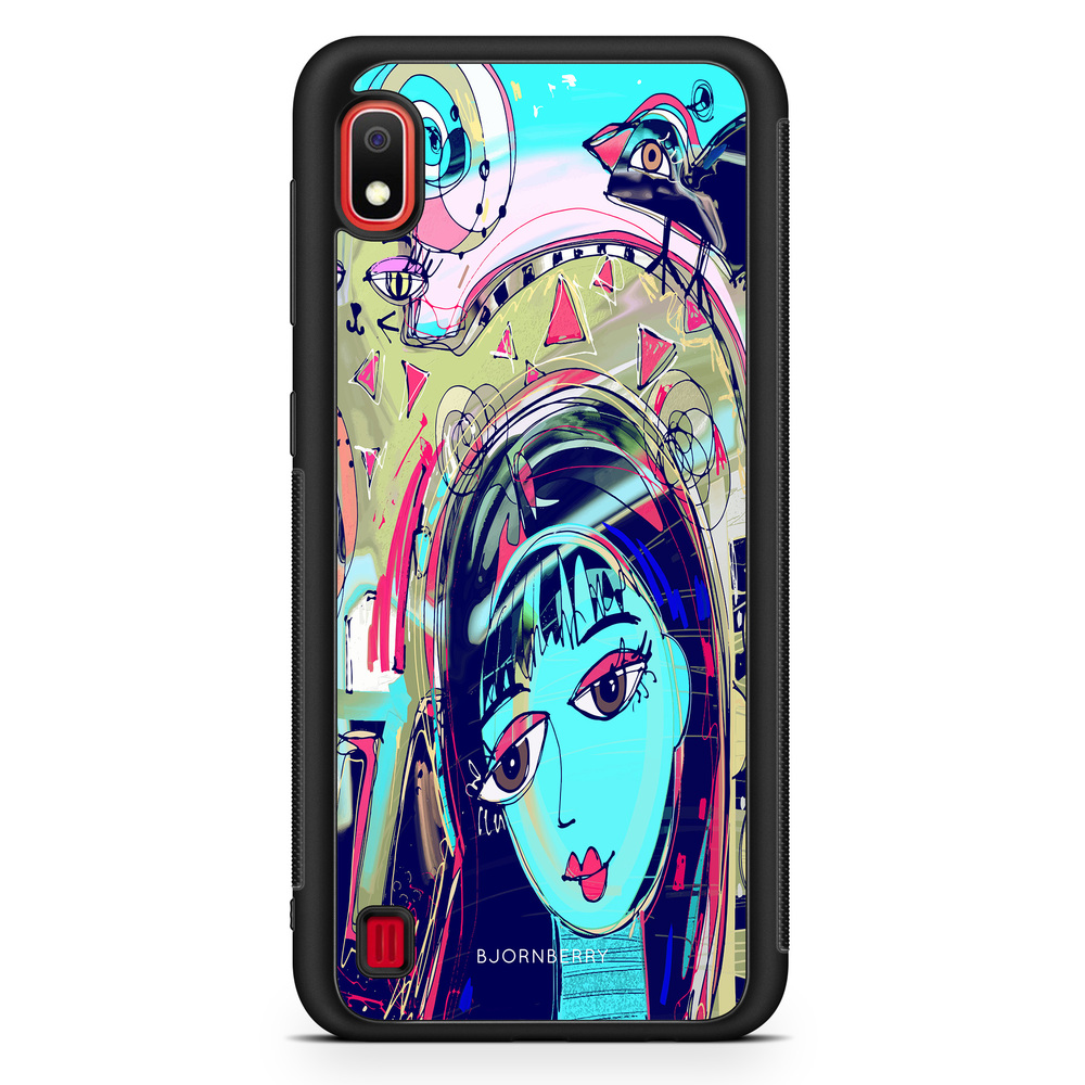 Samsung Galaxy A10 Case - Abstract Cat