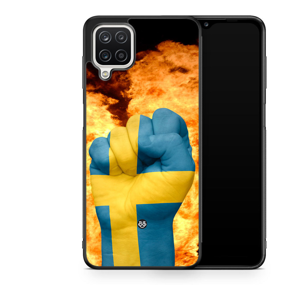 Samsung Galaxy A12 Case - Sweden Hand
