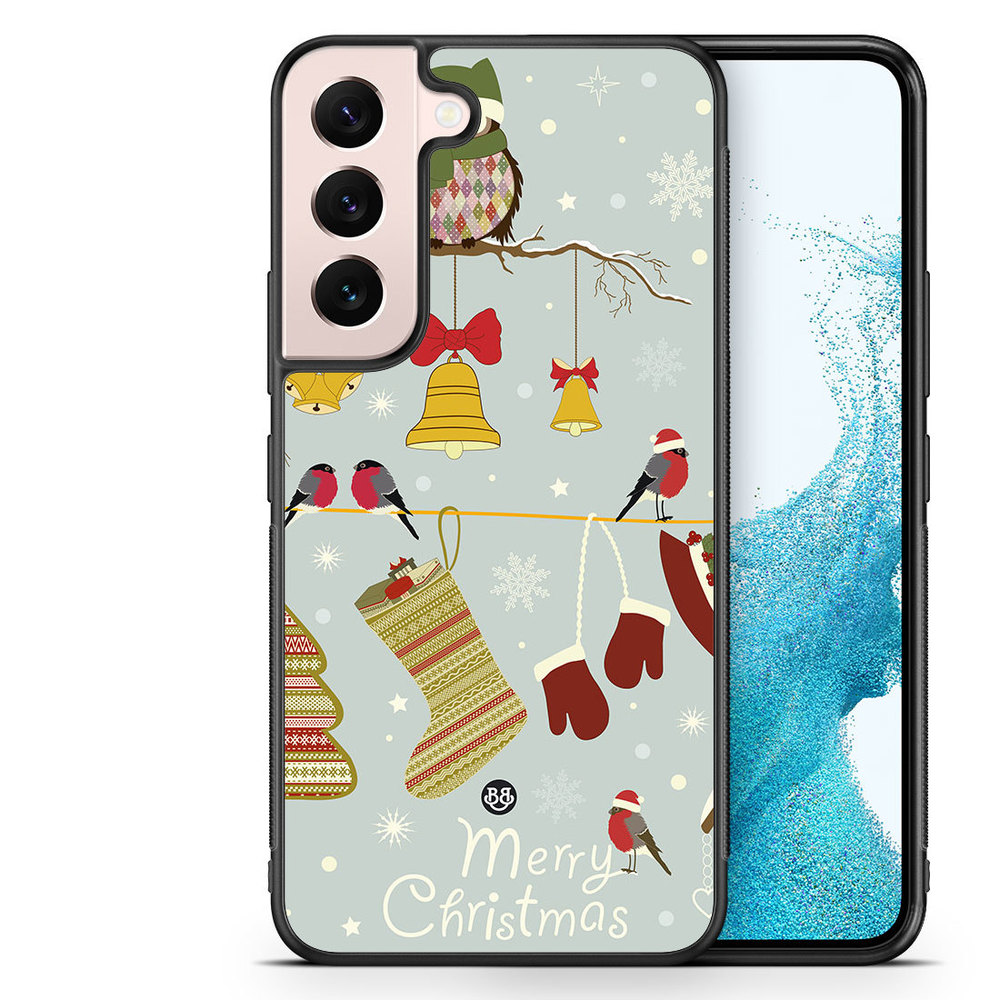 Samsung Galaxy S22 5G Case - Christmas Owls