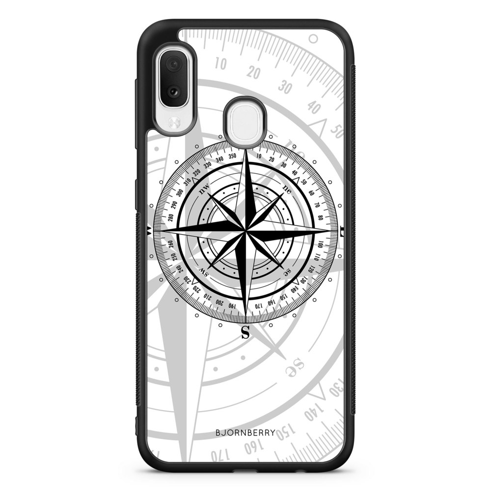 Samsung Galaxy A20e Case - Compass White