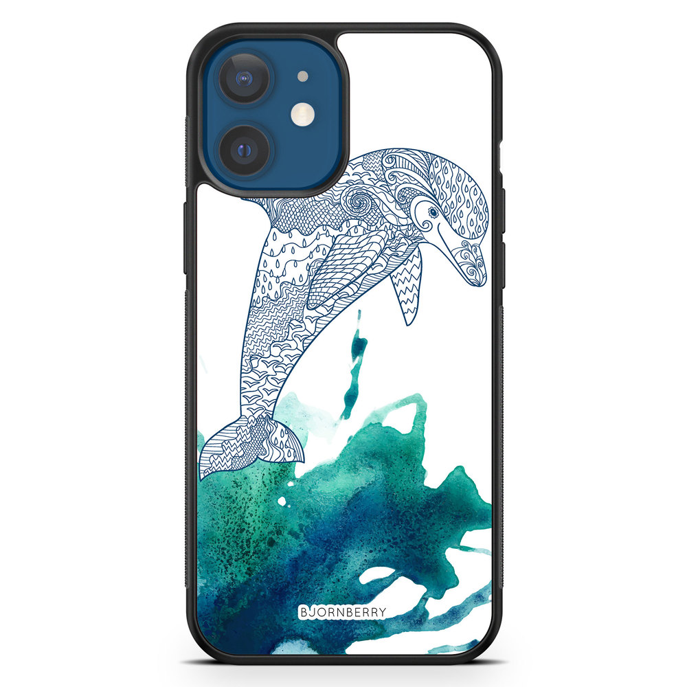 iPhone 12 Case - Mandala Dolphine