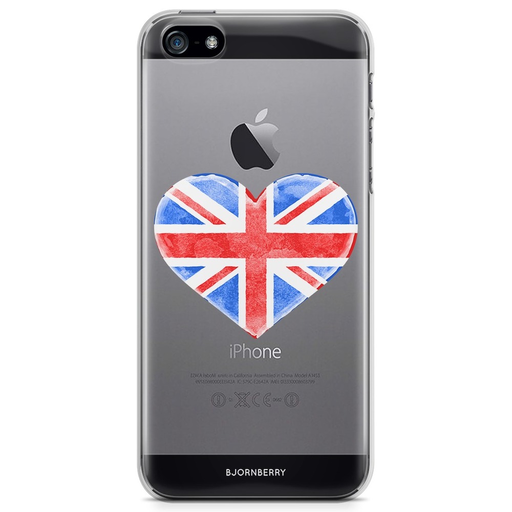 iPhone 5/5S/SE (2016) TPU Case - UK Heart