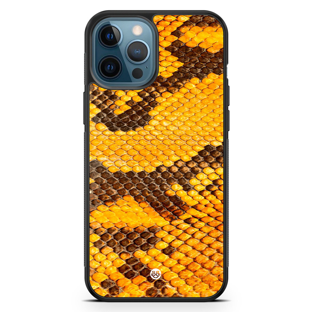 iPhone 12 Pro Case - Yellow Snake