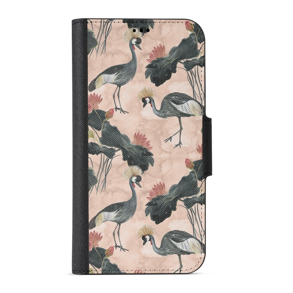 Naive Samsung Galaxy S7 Wallet Case- Crowned Bird