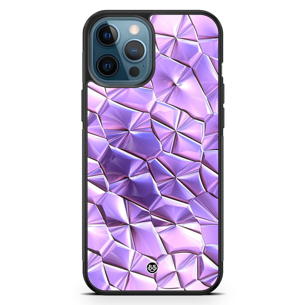 iPhone 12 Pro Case - Purple Crystal