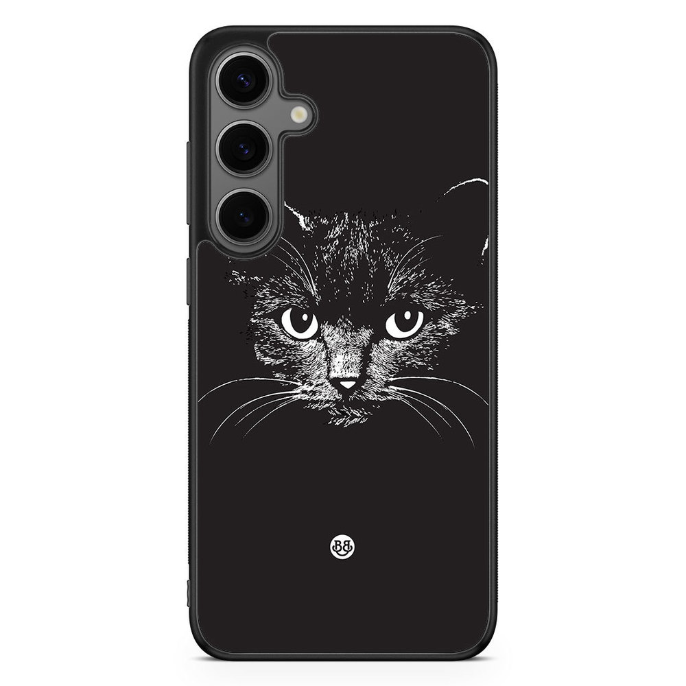 Samsung Galaxy S24 Plus Case - Black/white cat