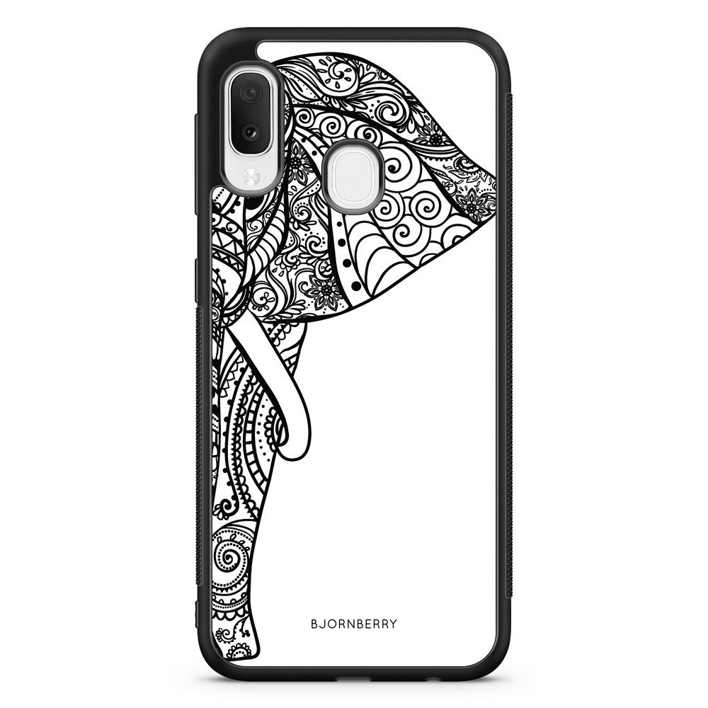 Samsung Galaxy A20e Case - Mandala Elephant