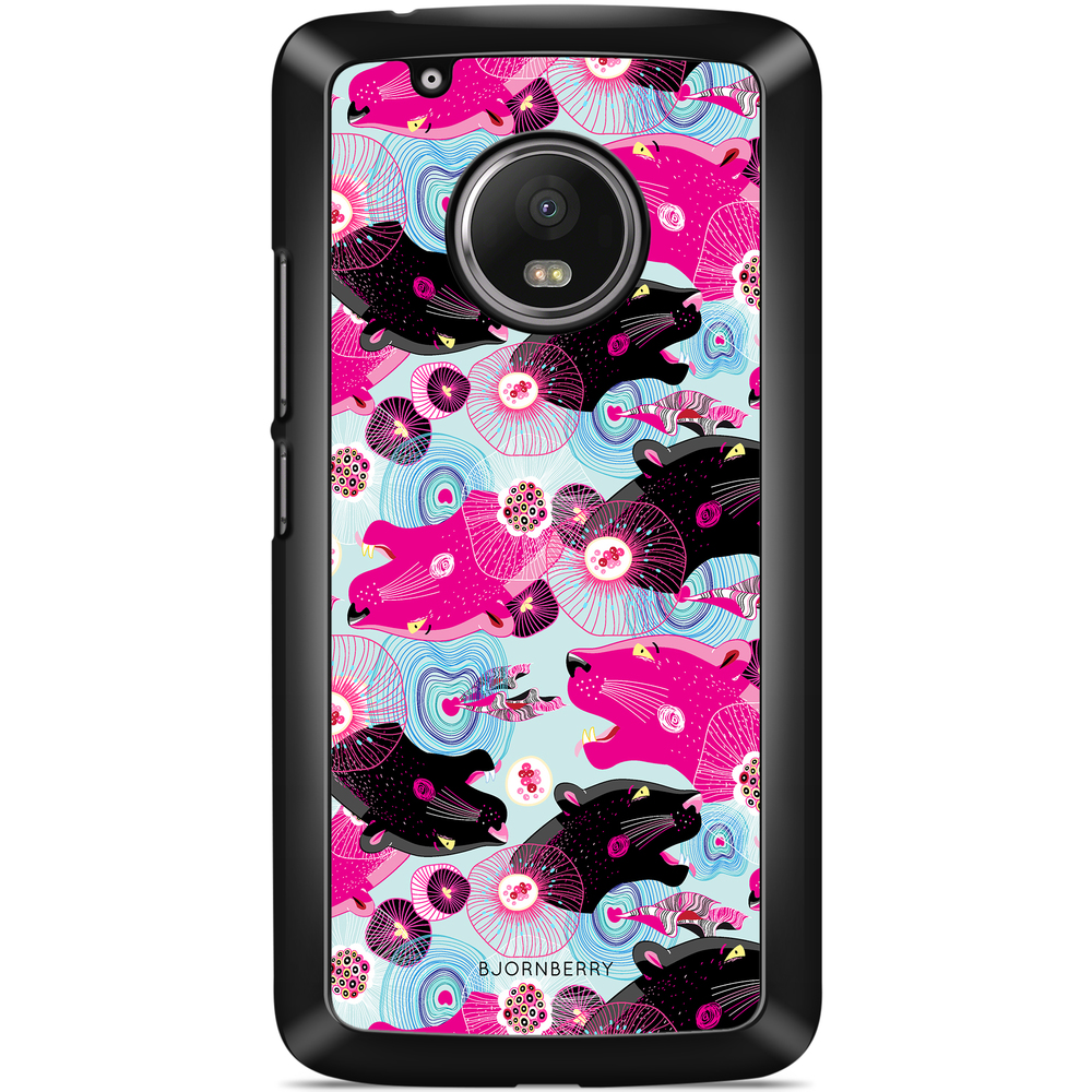 Moto G5 Plus Case - Panther Pattern