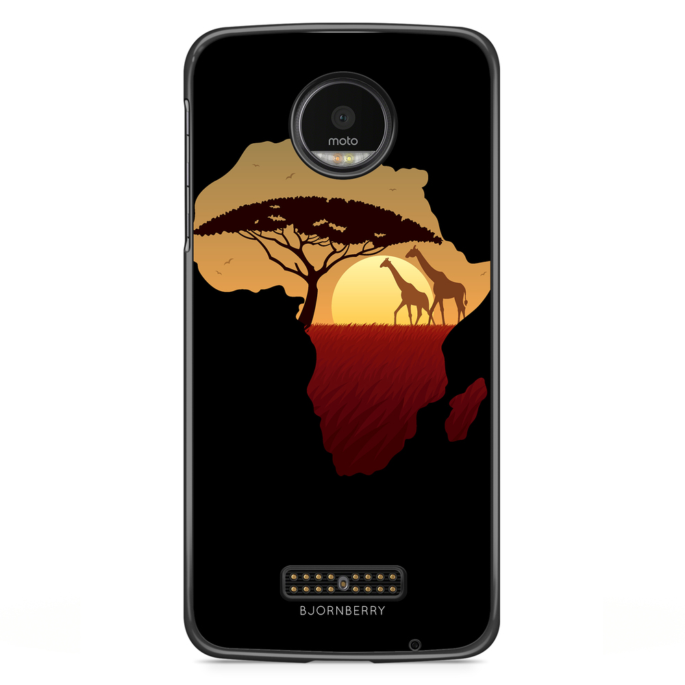 Motorola Moto Z Case - Africa Black
