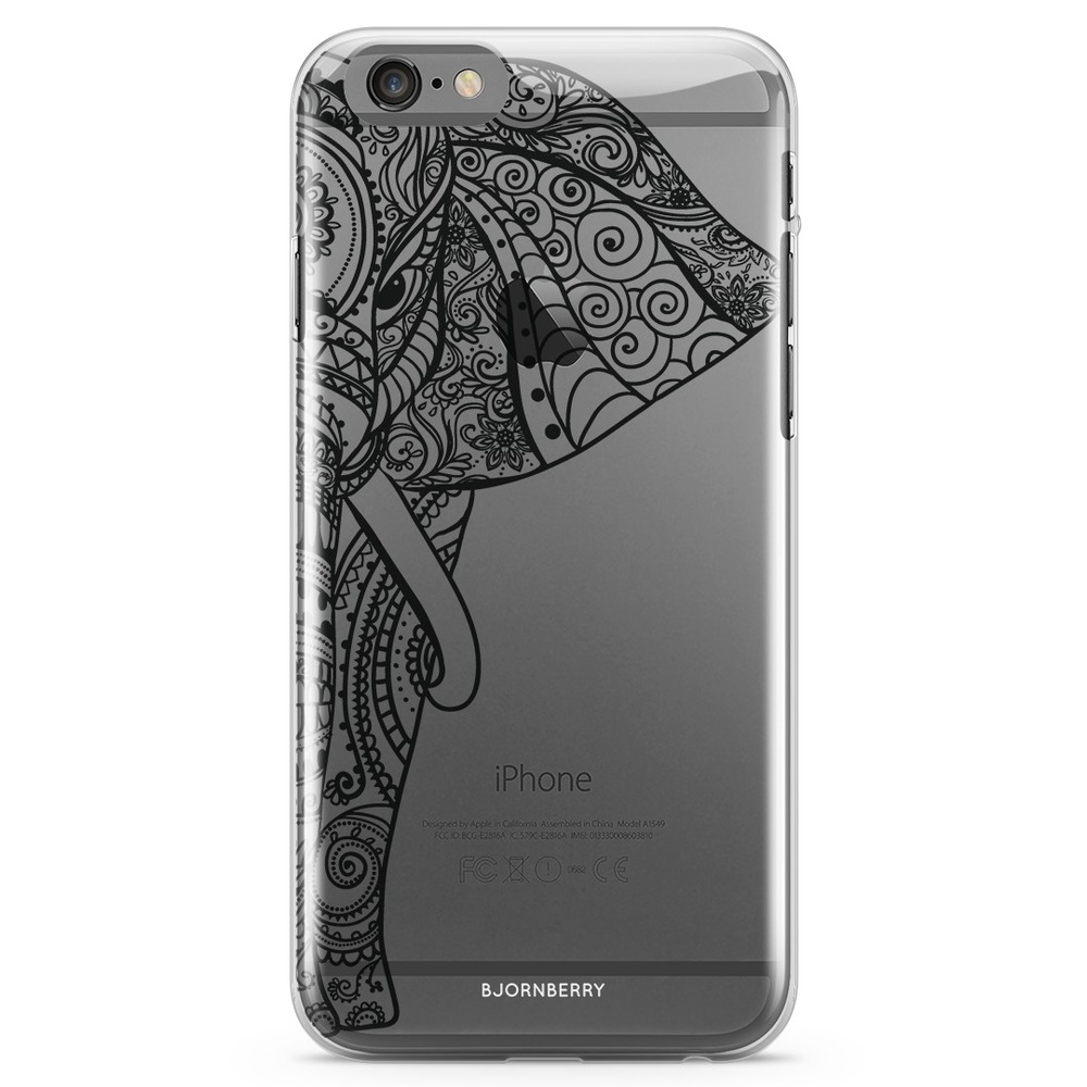 iPhone 6 Plus/6s Plus TPU Case - Mandala Elephant