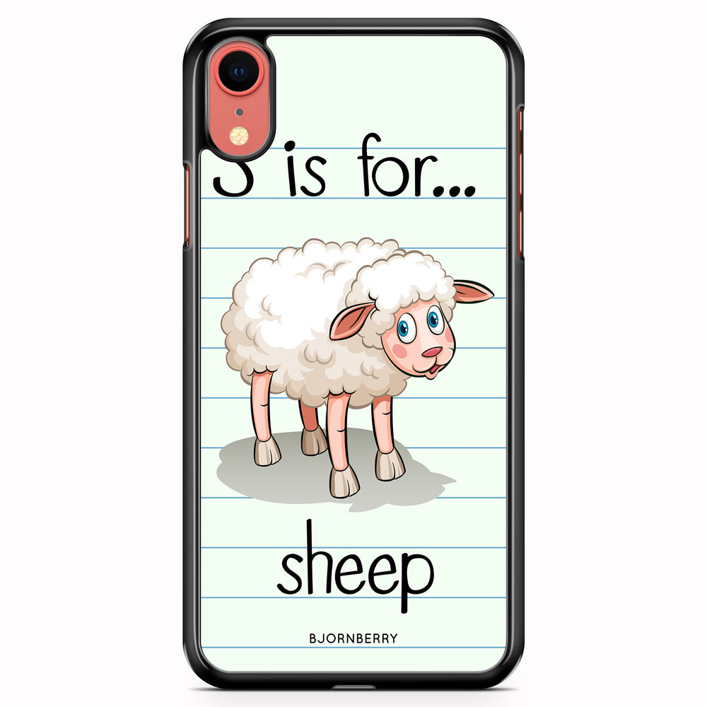 iPhone XR Case - S is for Sheep