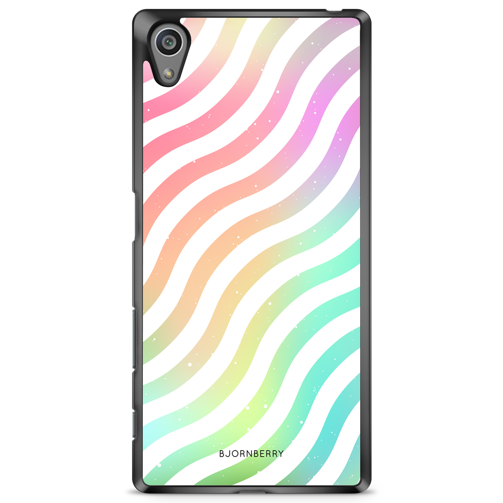 Sony Xperia Z5 Premium Case - Wavy Rainbow