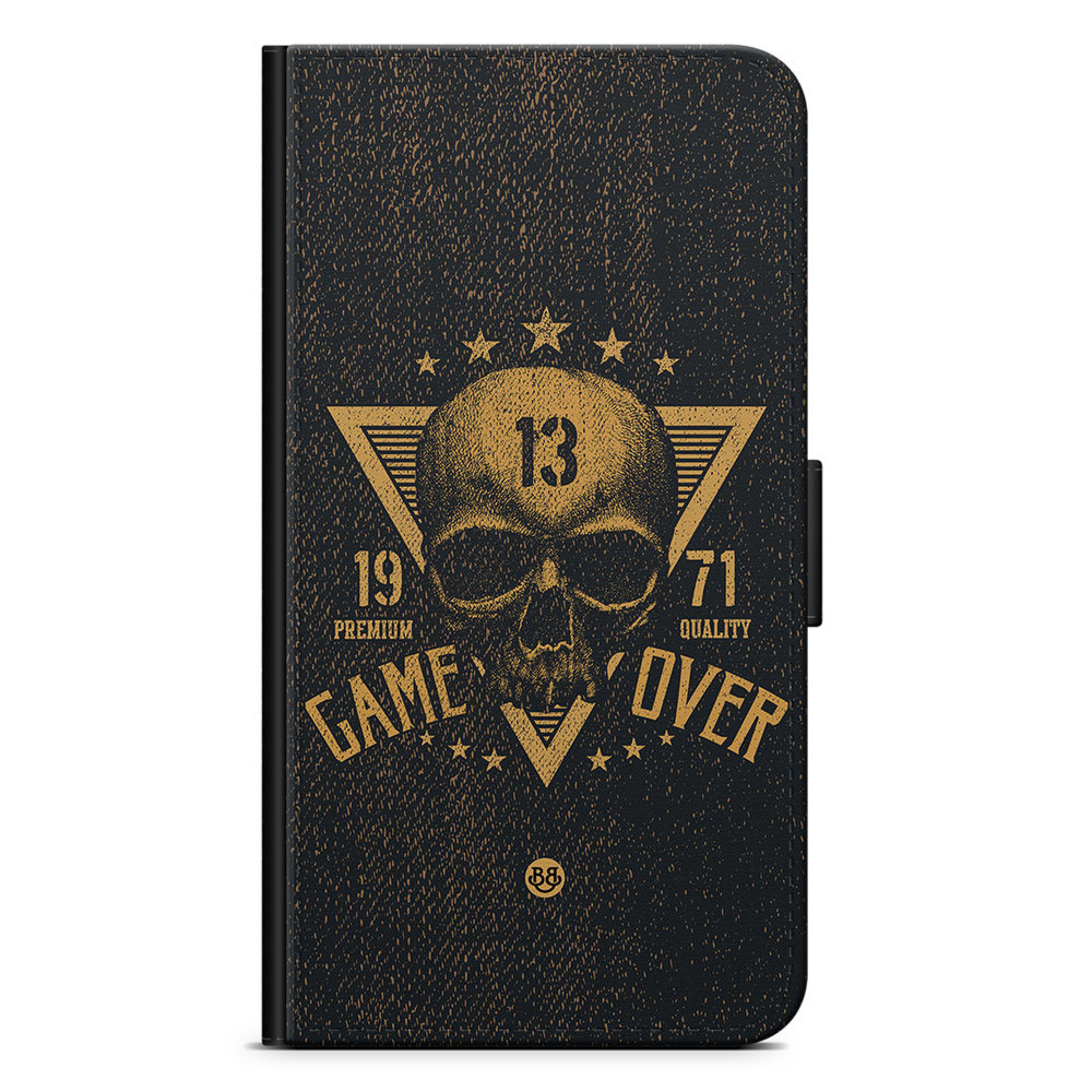 Xiaomi 12 Pro Wallet Case - Vintage Skull
