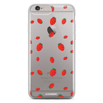 iPhone 6 Plus/6s Plus Fashion Skal - Jordgubbar