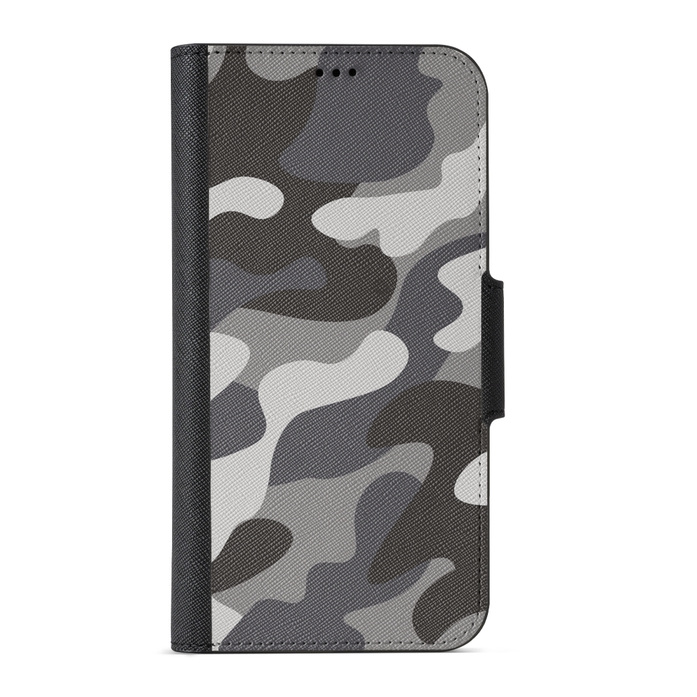 Naive Samsung Galaxy S7 Wallet Case- Grey Camo