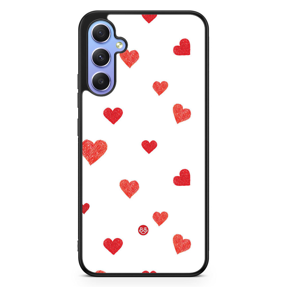 Samsung Galaxy A34 5G Case - Painted Heart