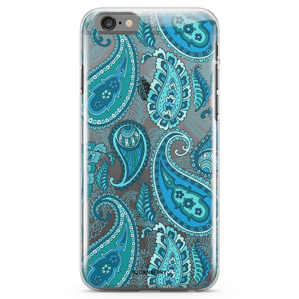 iPhone 6 Plus/6s Plus TPU Case - Blue Paisley