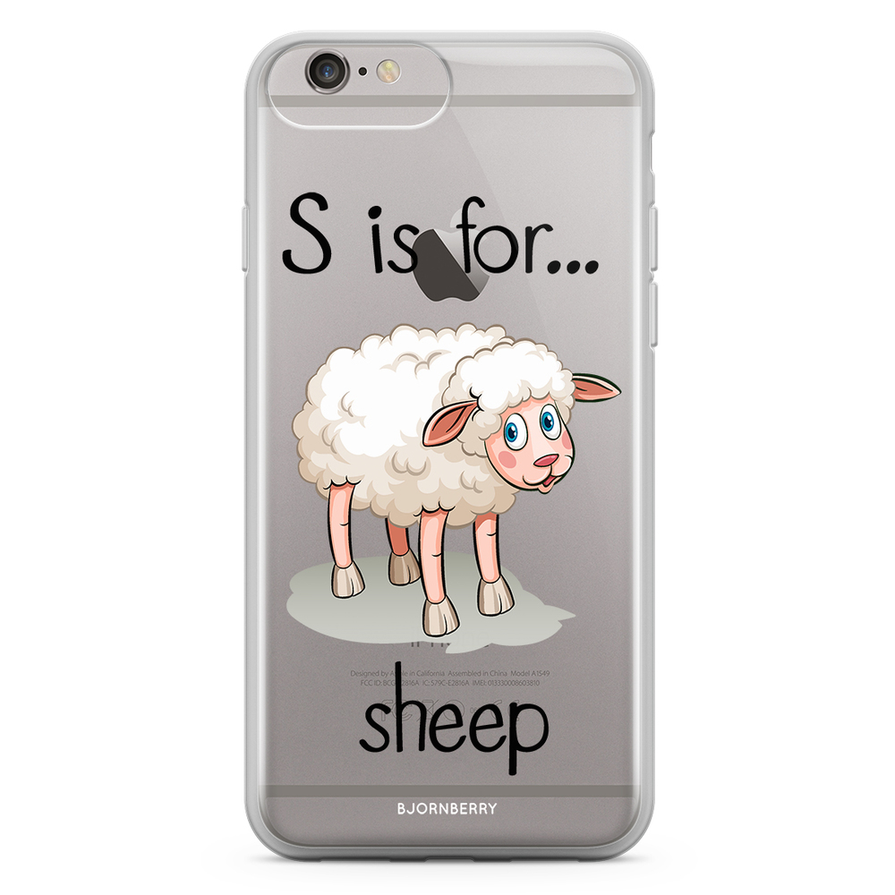 iPhone 6 Plus/6s Plus Fashion Case - S is for Sheep