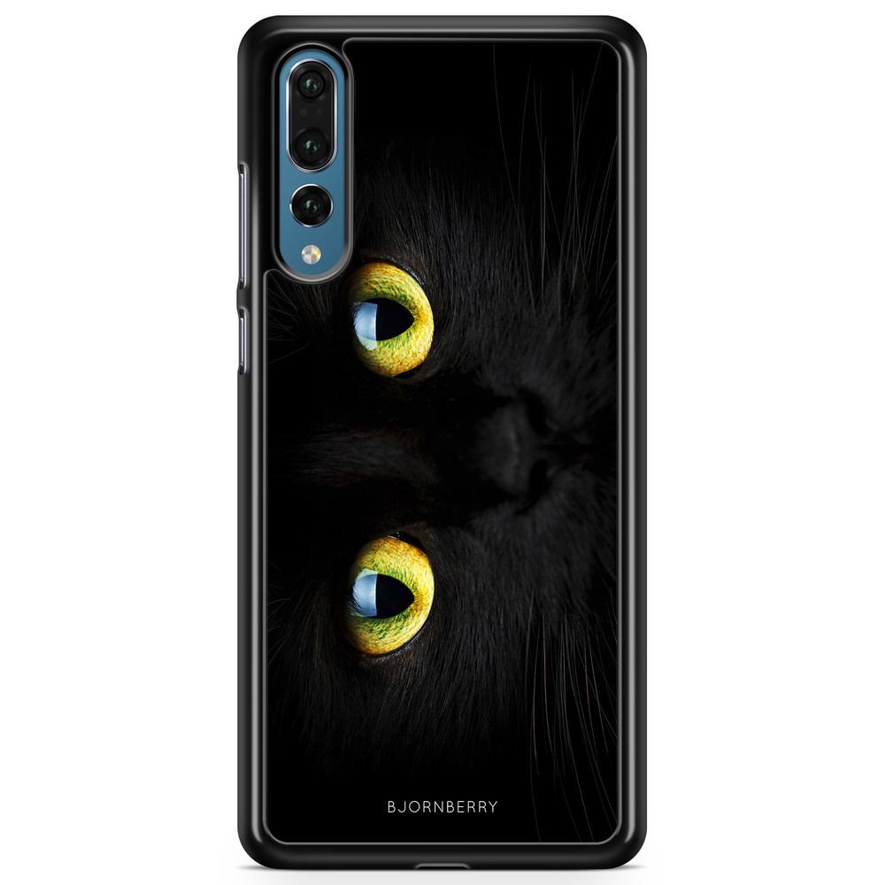 Huawei P20 Pro Case - Black Cat Close Up