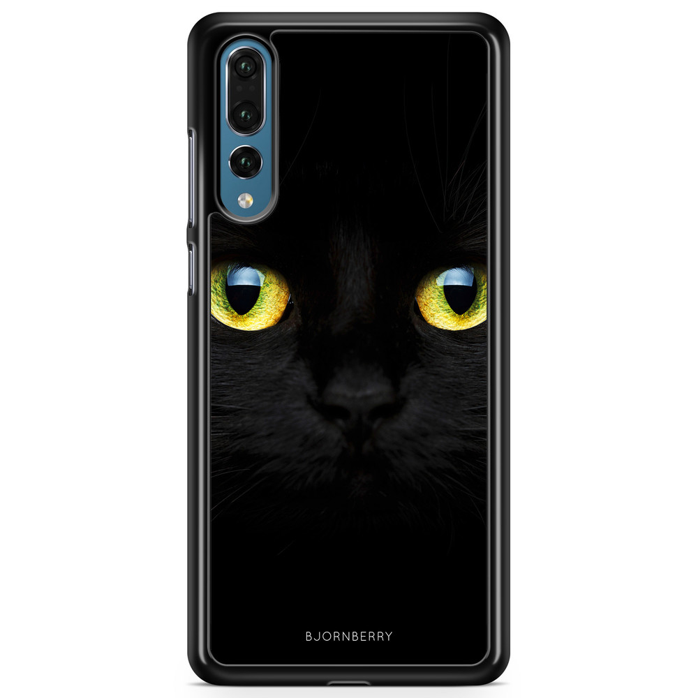 Huawei P20 Pro Case - Black Cat Close Up