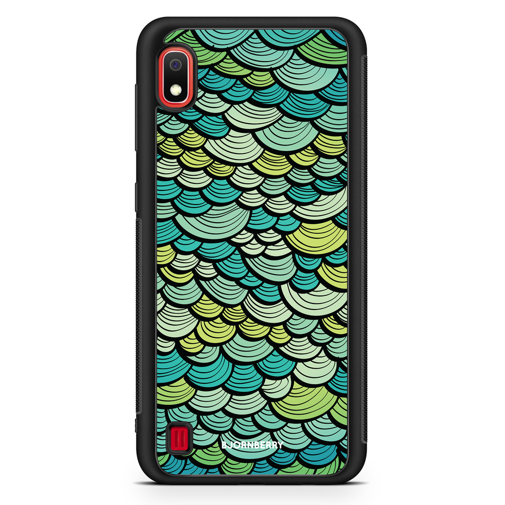 Samsung Galaxy A10 Case - Green Mermaid Scales