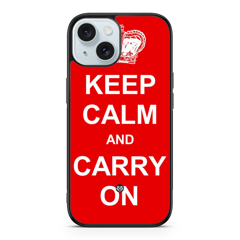iPhone 15 Case - Keep calm carry on