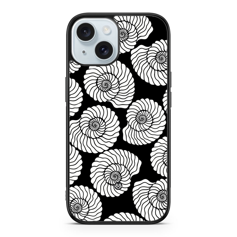 iPhone 15 Case - Seashell BW