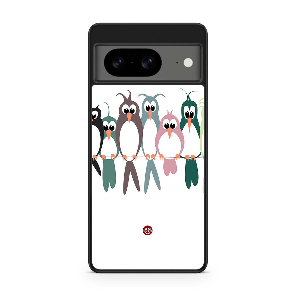 Google Pixel 8 Case - Birds on a string