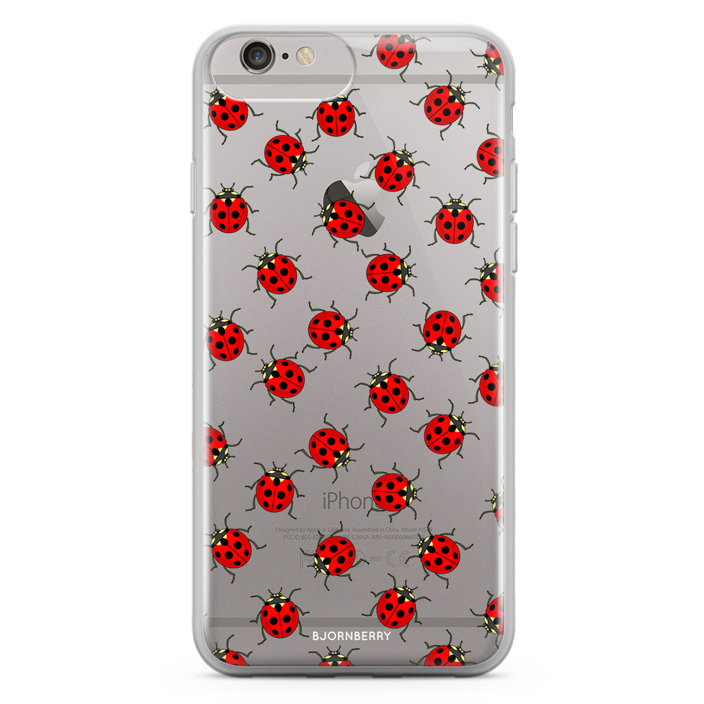 iPhone 6 Plus/6s Plus Fashion Case - Ladybugs
