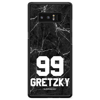 Samsung Galaxy Note 8 Case Custom - Black Marble Number