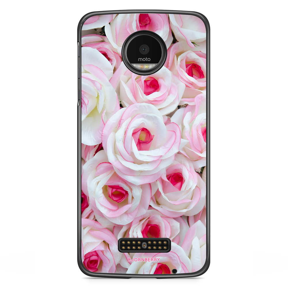 Motorola Moto Z Skal - Rosa Rosor