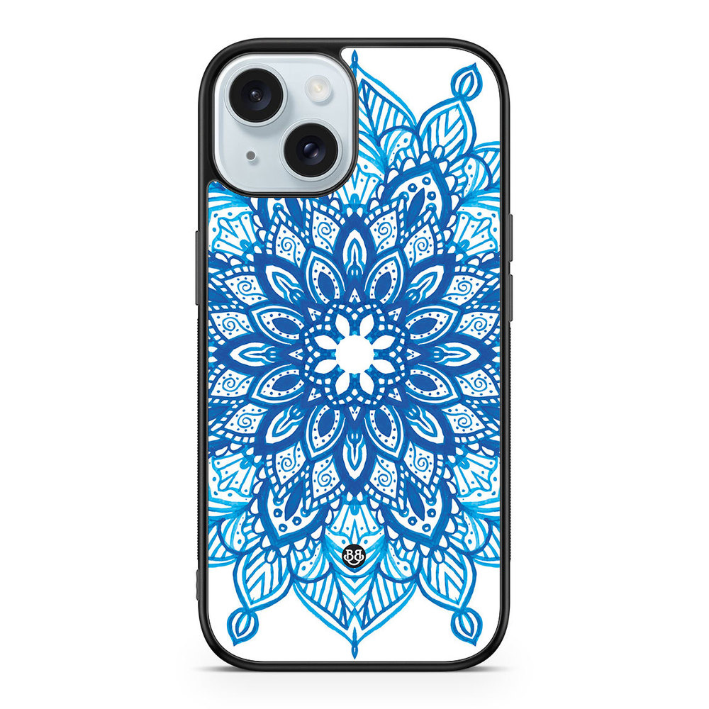 iPhone 15 Case - Blue Mandala
