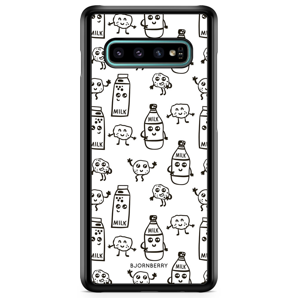 Samsung Galaxy S10 Case - Milk and Cookies