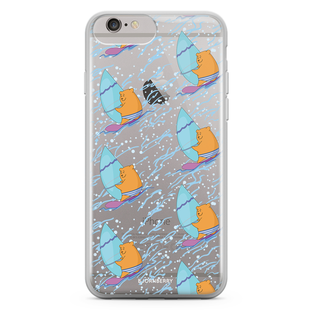 iPhone 6 Plus/6s Plus Fashion Case - Bear Surfer