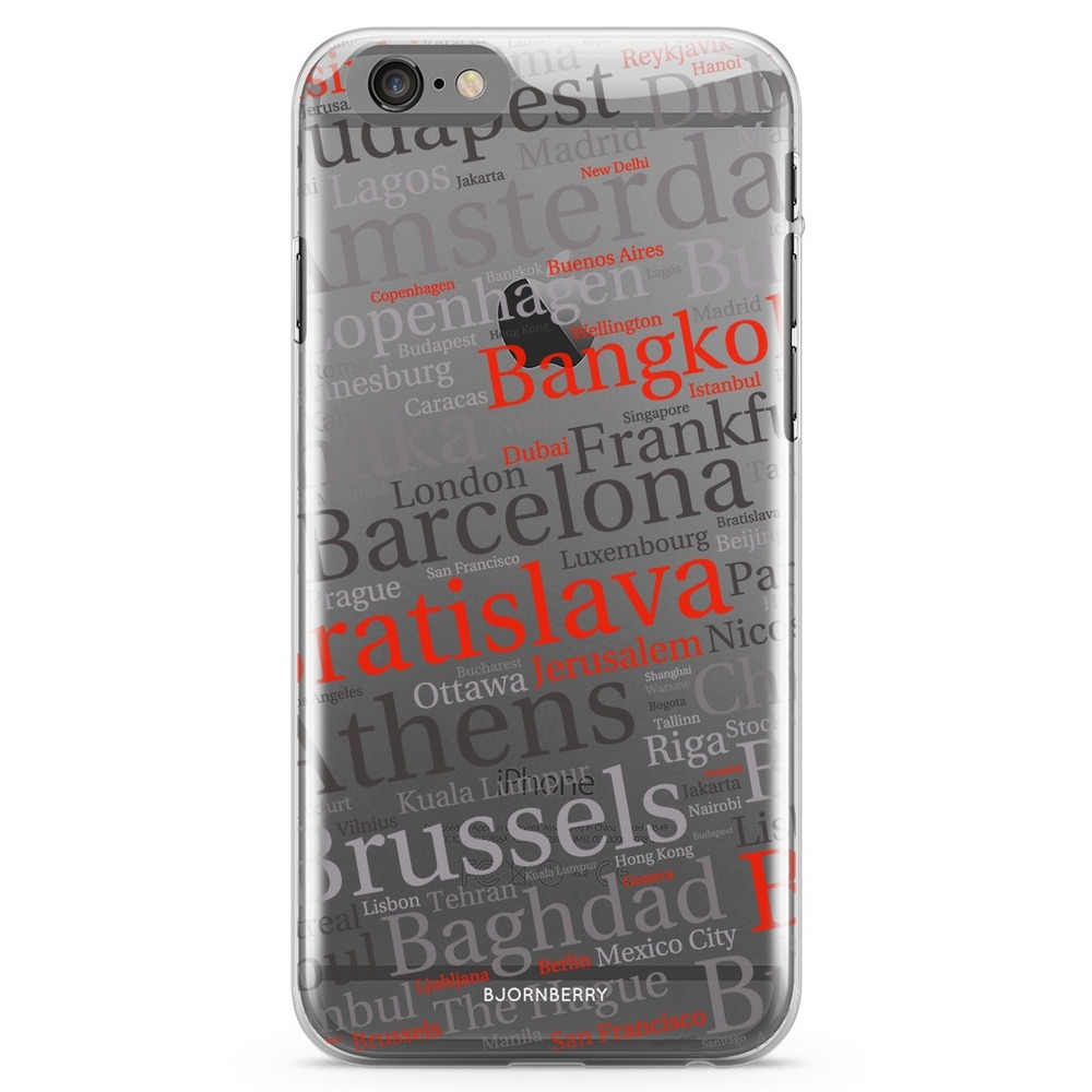 iPhone 6 Plus/6s Plus TPU Case - City Names