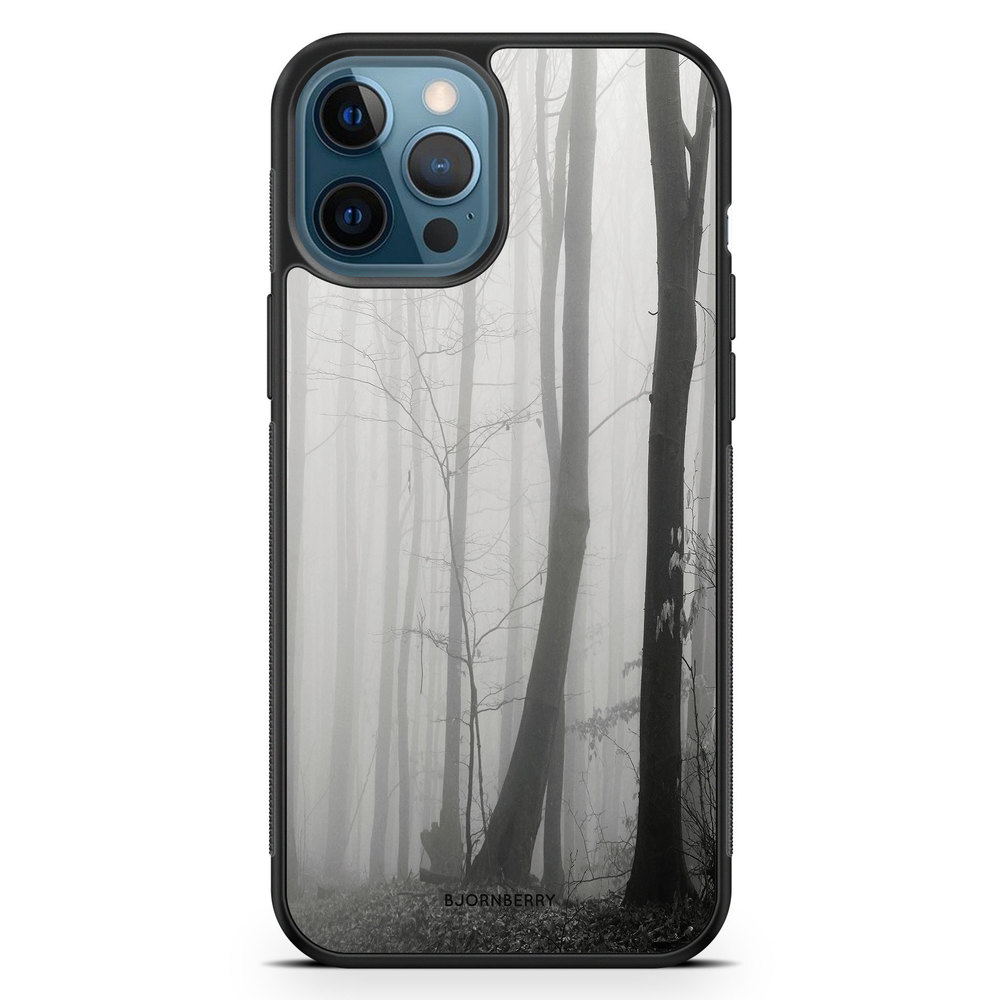 iPhone 12 Pro Case - Black/White Autumn