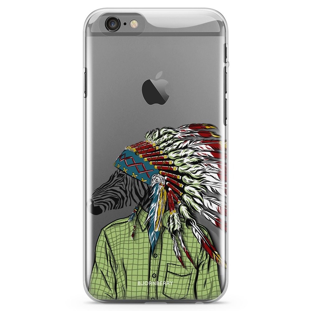 iPhone 6 Plus/6s Plus TPU Case - Hipster Zebra