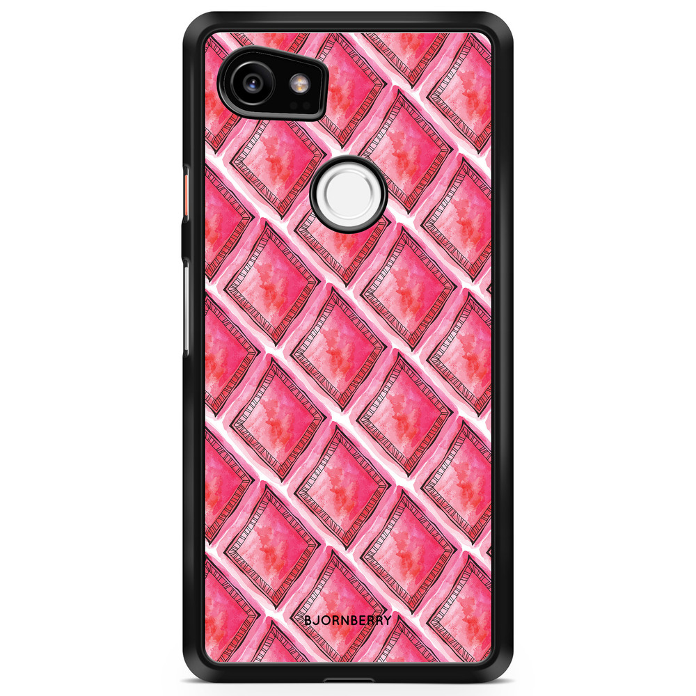 Google Pixel 2 XL Case - Red Rhombus