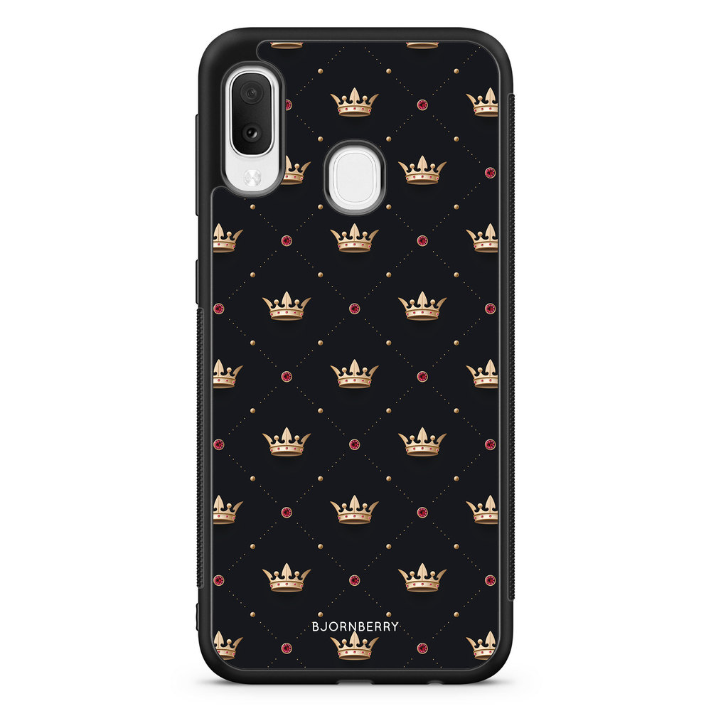 Samsung Galaxy A20e Case - Golden Crowns