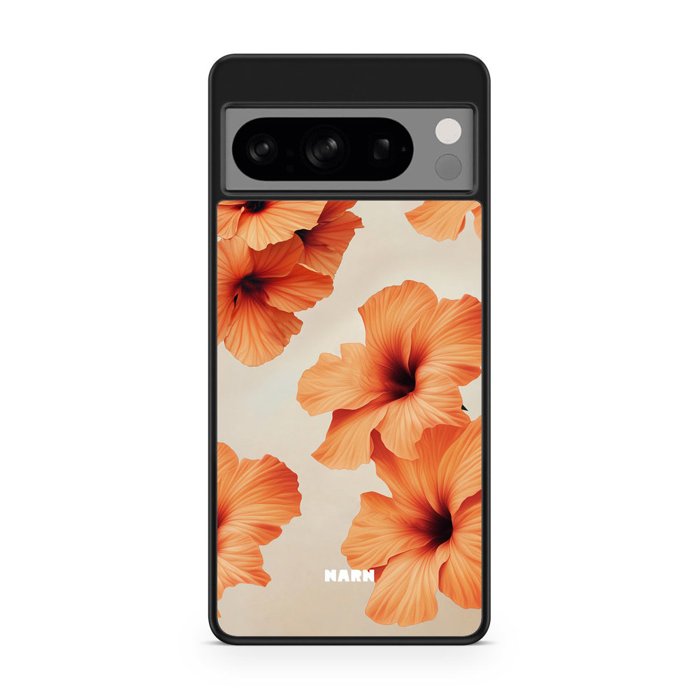 Google Pixel 8 Pro Case - Hibiscus Era - Papaya